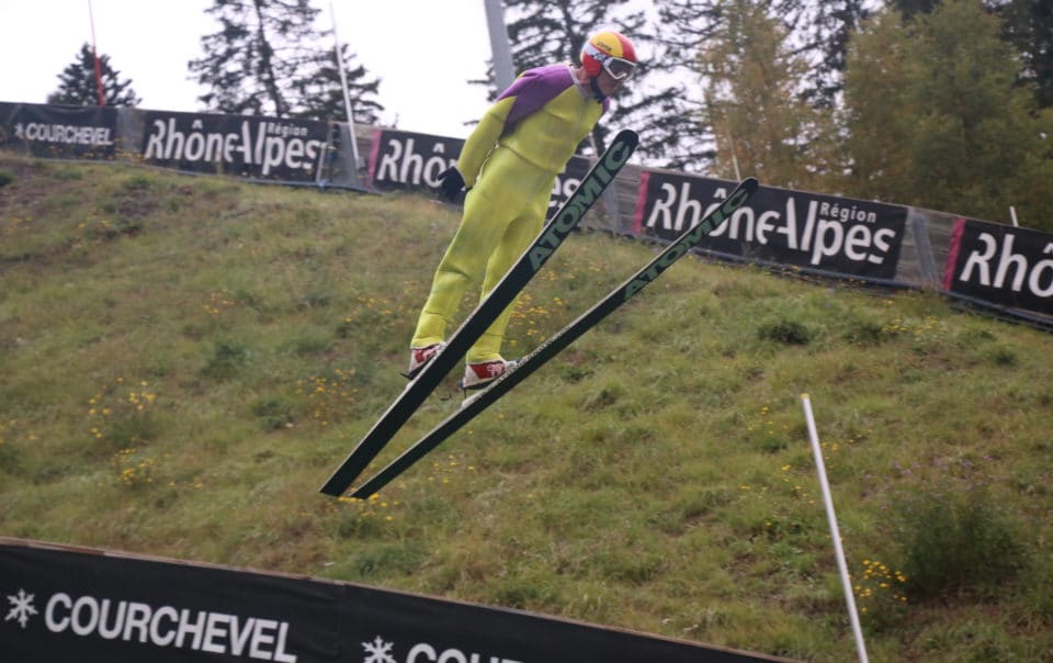 Eddie The Eagle Ski Jumps Whilst Staying In One Of Luxury Ski Chalet In Courchevel Le Praz 2