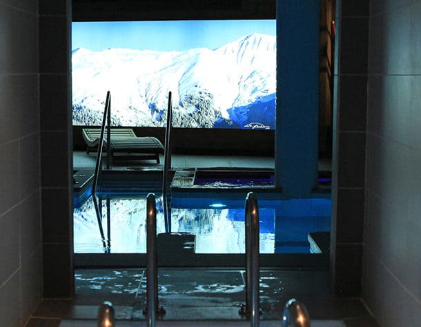 Un Spa dans un chalet de ski de luxe à Courchevel