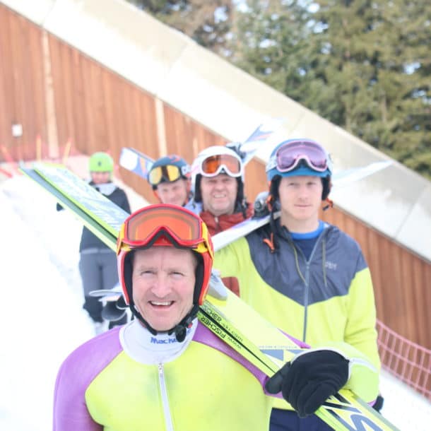 L'équipe britannique non officielle de saut à ski apprend à sauter à ski avec Eddie The Eagle Semaine 2 2