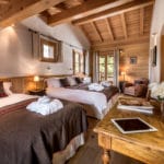 Bedroom 3 In Our Luxury Ski Chalet Aster In Courchevel 1650