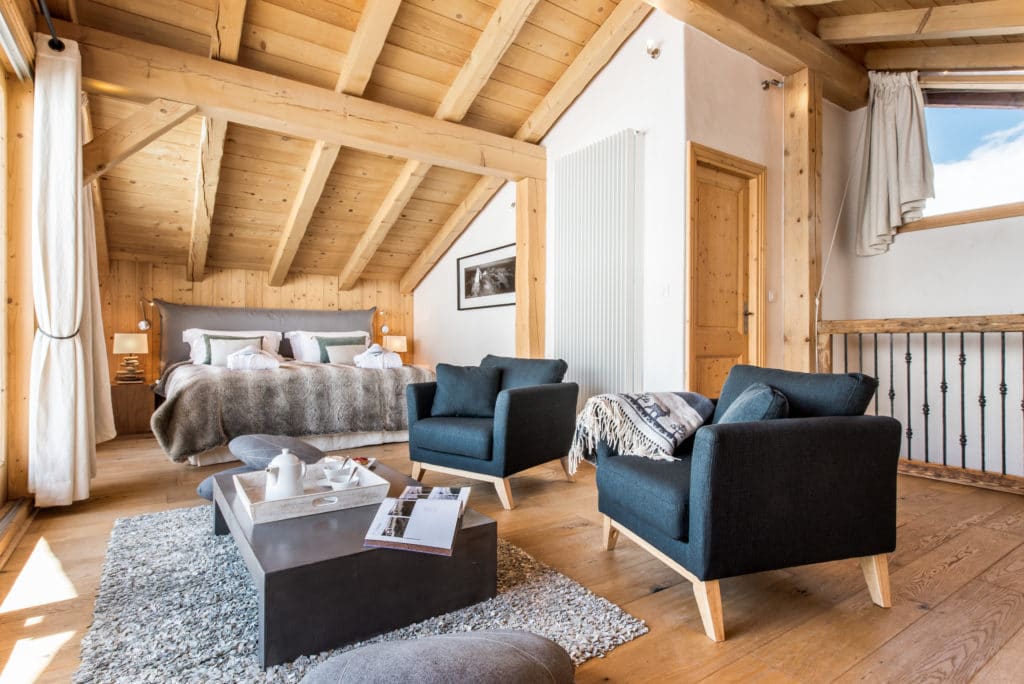 Bedroom 1 In Luxury Ski Chalet Aster In Courchevel 1650
