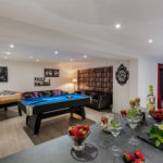 The Games Room With Pool In Luxury Ski Chalet Aster In Courchevel 1650