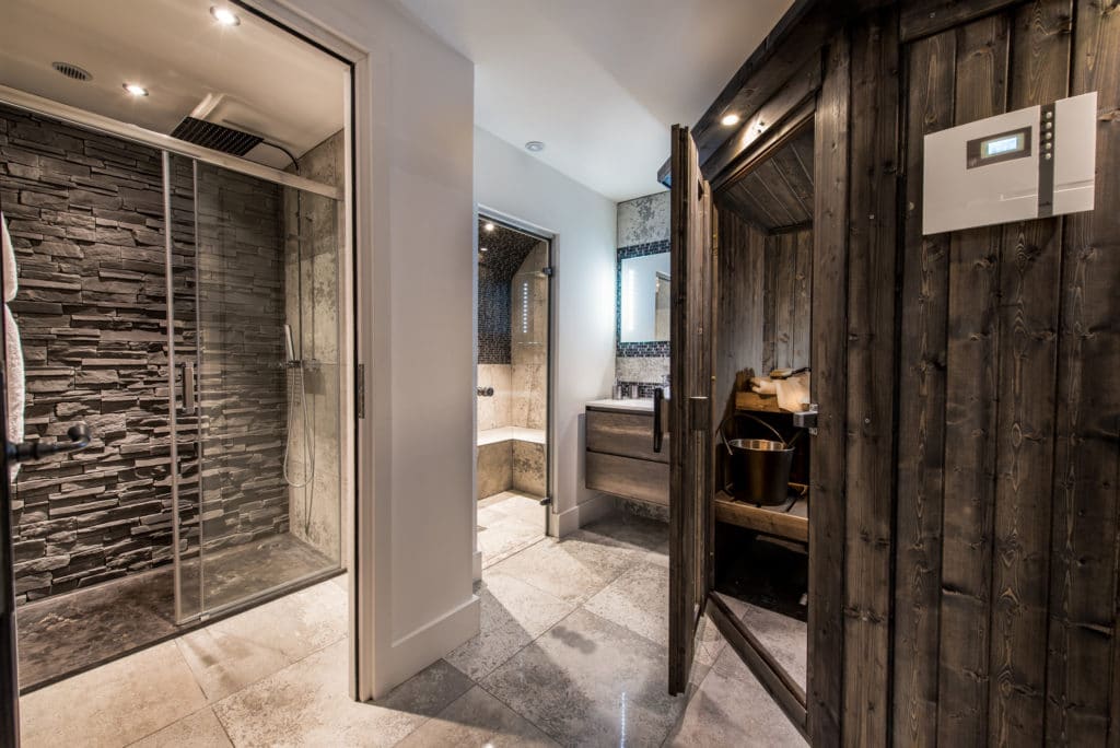 The Spa Area In Luxury Ski Chalet Aster In Courchevel 1650