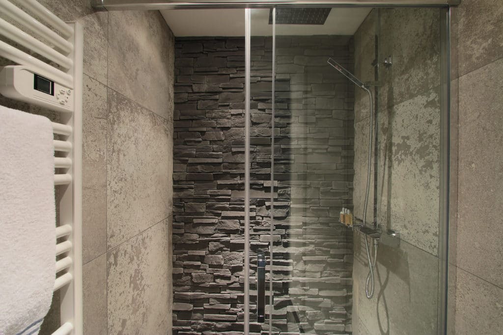 The Spa Shower In Our Luxury Ski Chalet Aster In Courchevel 1650