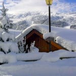 Front Exterior View Of Luxury Ski Chalet Bartavelles In Meribel