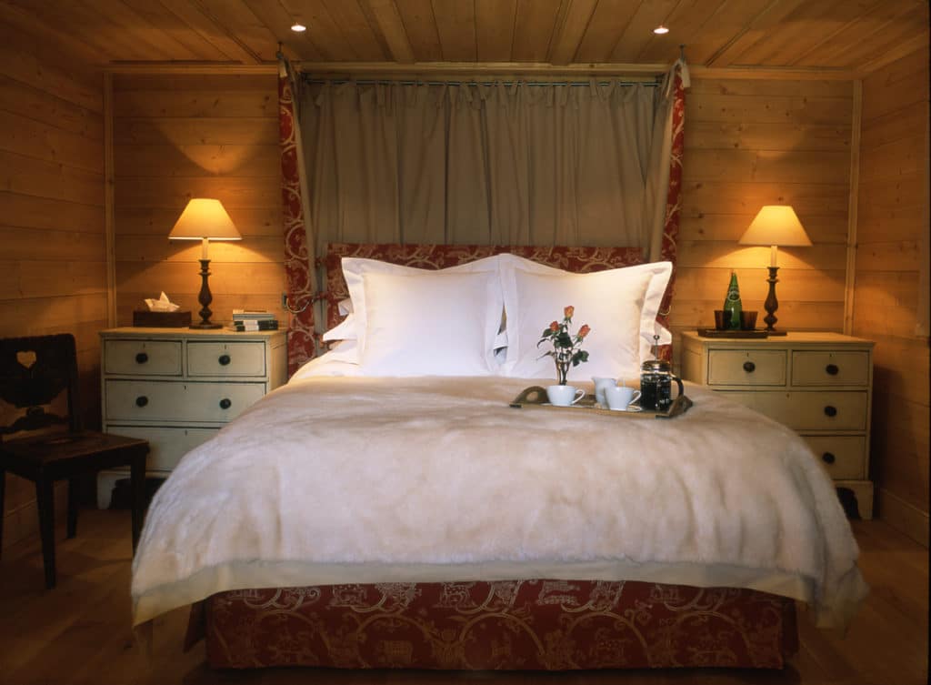 Спальня 2 в роскошном лыжном шале Bartavelles в Мерибеле