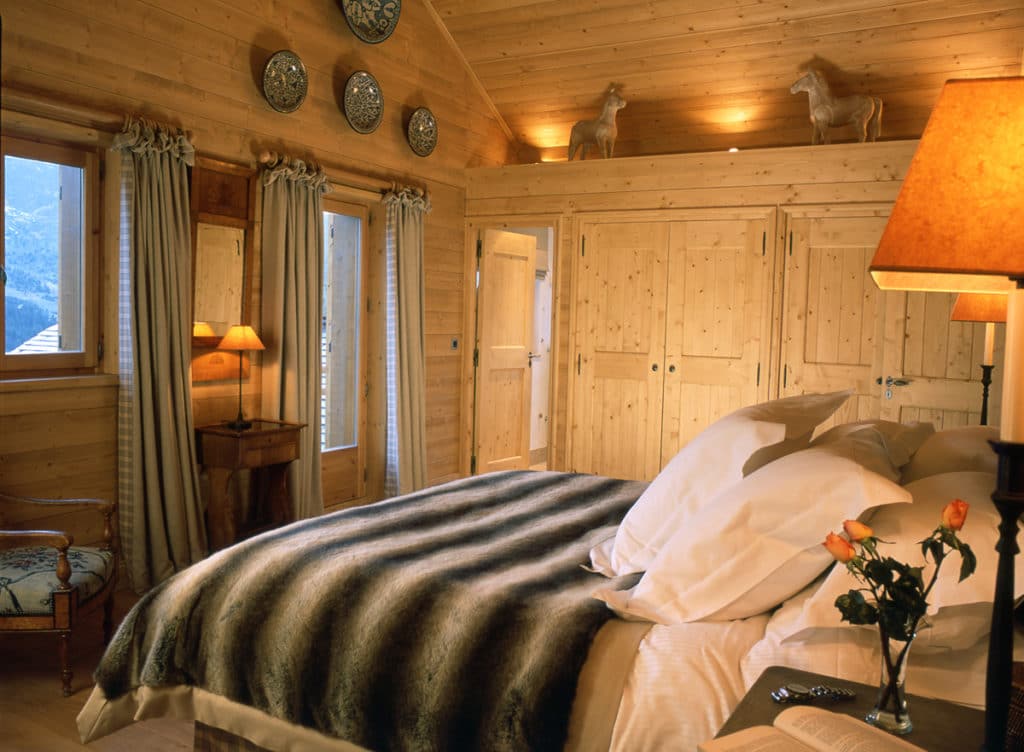Спальня 3 в роскошном лыжном шале Bartavelles в Мерибеле