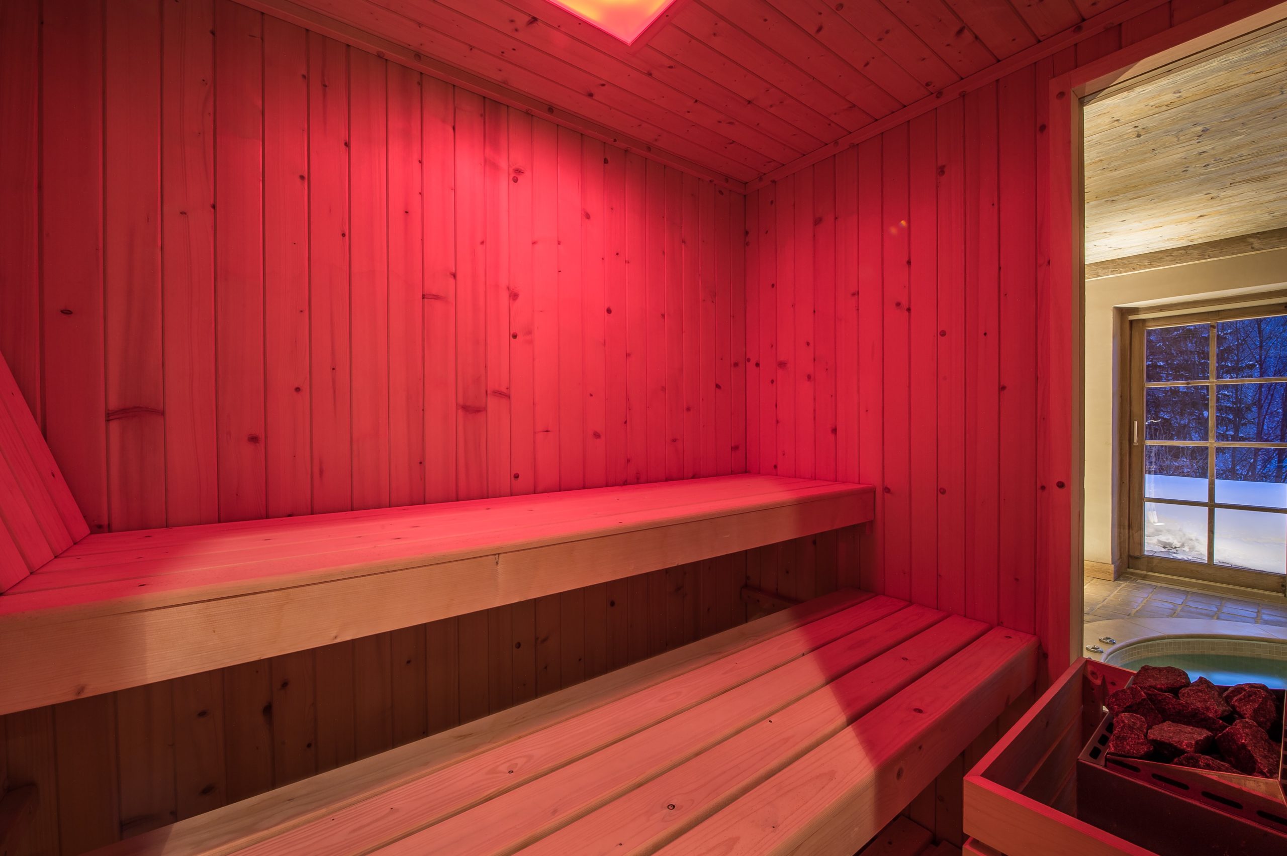Sauna Luxury Ski Chalet Cristal Lodge Meribel