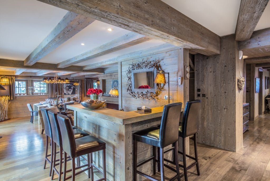 Dining Room Luxury Ski Chalet Cristal Lodge Meribel