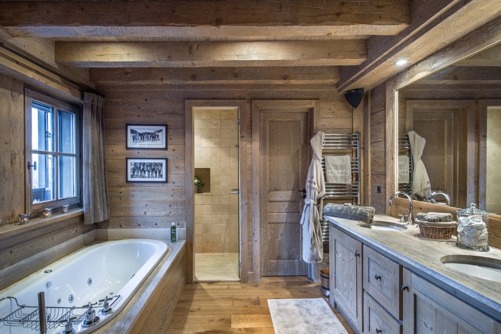 Ванная комната Роскошное лыжное шале Cristal Lodge Meribel
