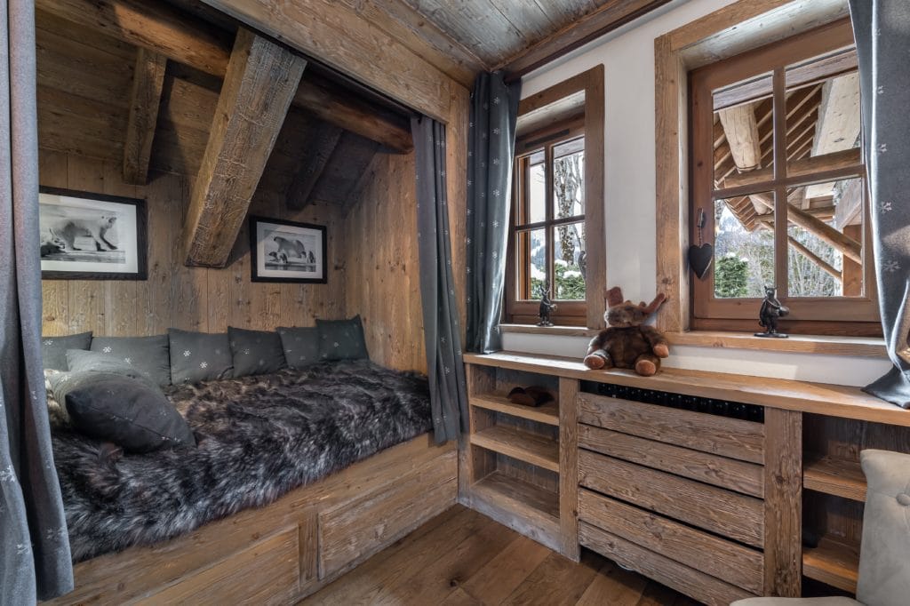 Спальня 2B Роскошное лыжное шале Cristal Lodge Meribel