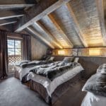 Bedroom 2 Luxury Ski Chalet Cristal Lodge Meribel