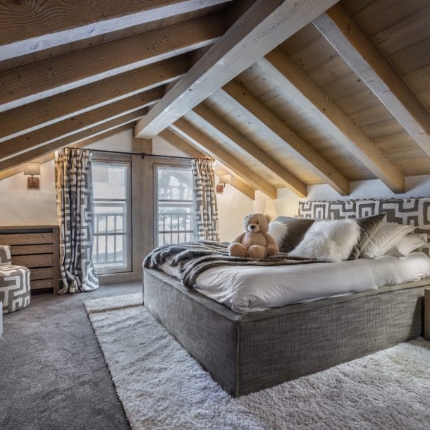 Bedroom Luxury Ski Chalet Cristal Lodge Meribel