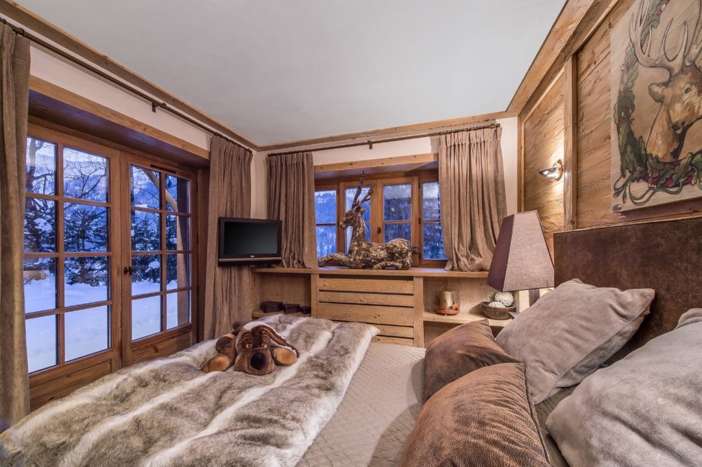 Bedroom Two Luxury Ski Chalet Cristal Lodge Meribel