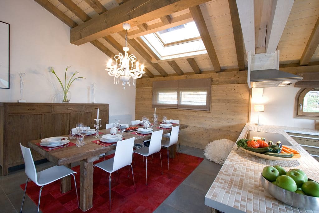Dining And Kitchen Luxury Ski Chalet Igloo Courchevel