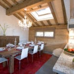 Salle à manger et cuisine Chalet de ski de luxe Igloo Courchevel