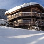 Exterior View Luxury Ski Chalet Igloo Courchevel