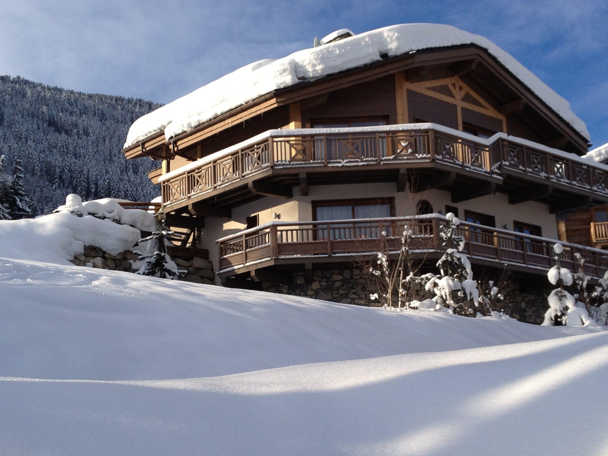 Vista exterior Chalet de esquí de lujo Igloo Courchevel