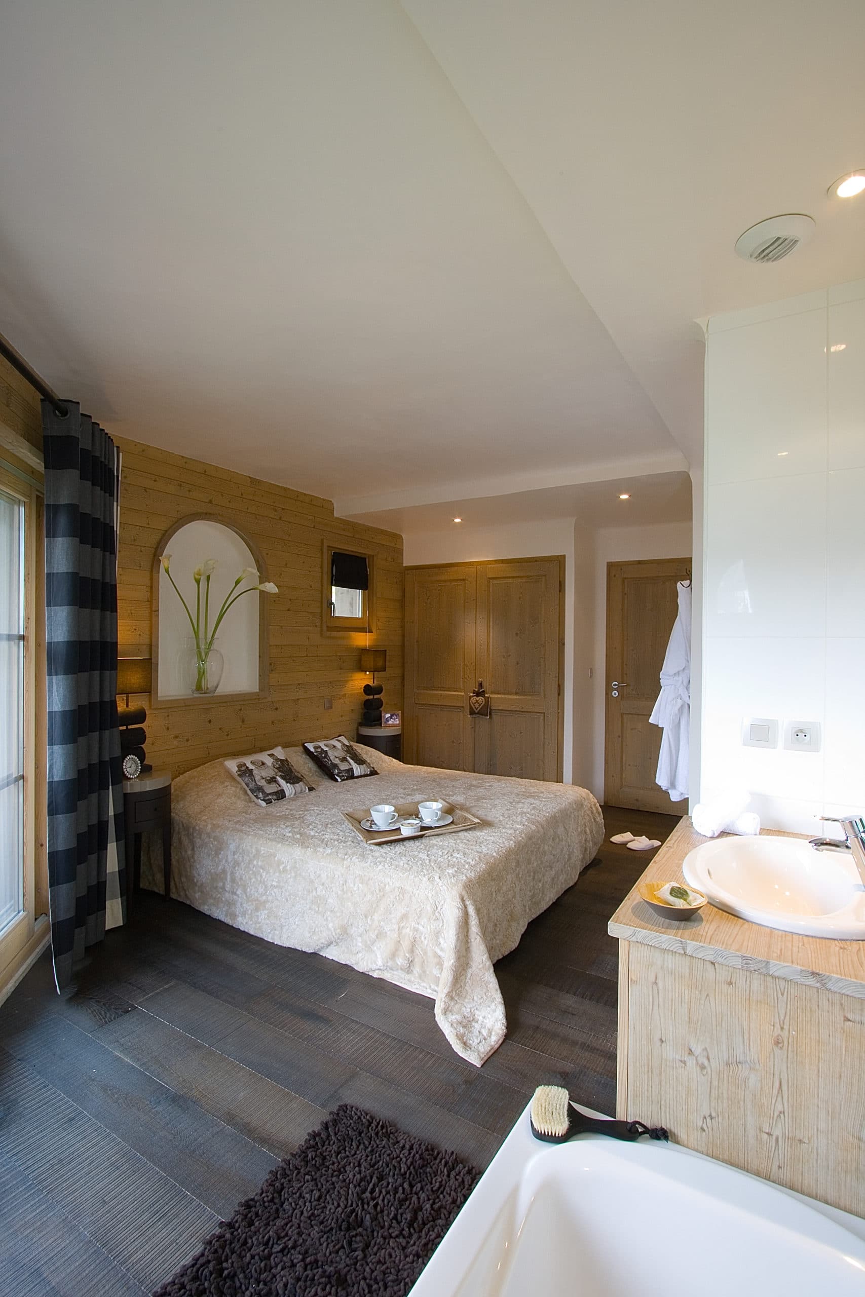 Dormitorio Dos En Nuestro Chalet De Lujo Igloo Courchevel