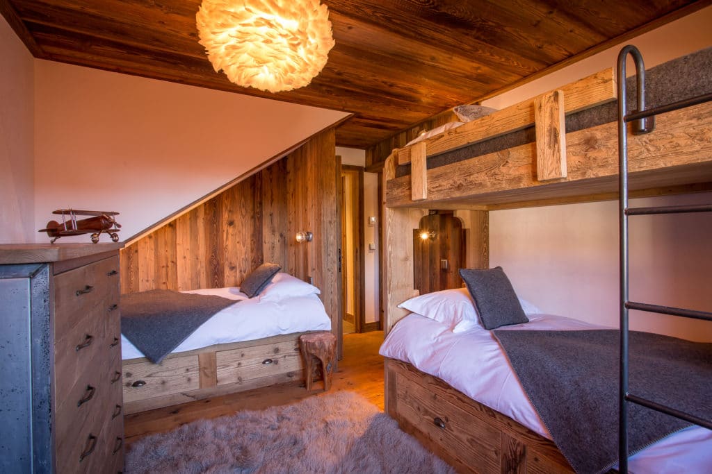 Роскошное лыжное шале с двухъярусной кроватью Loup Blanc Courchevel Le Praz