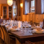 Dining Room Luxury Ski Chalet Loup Blanc Courchevel Le Praz