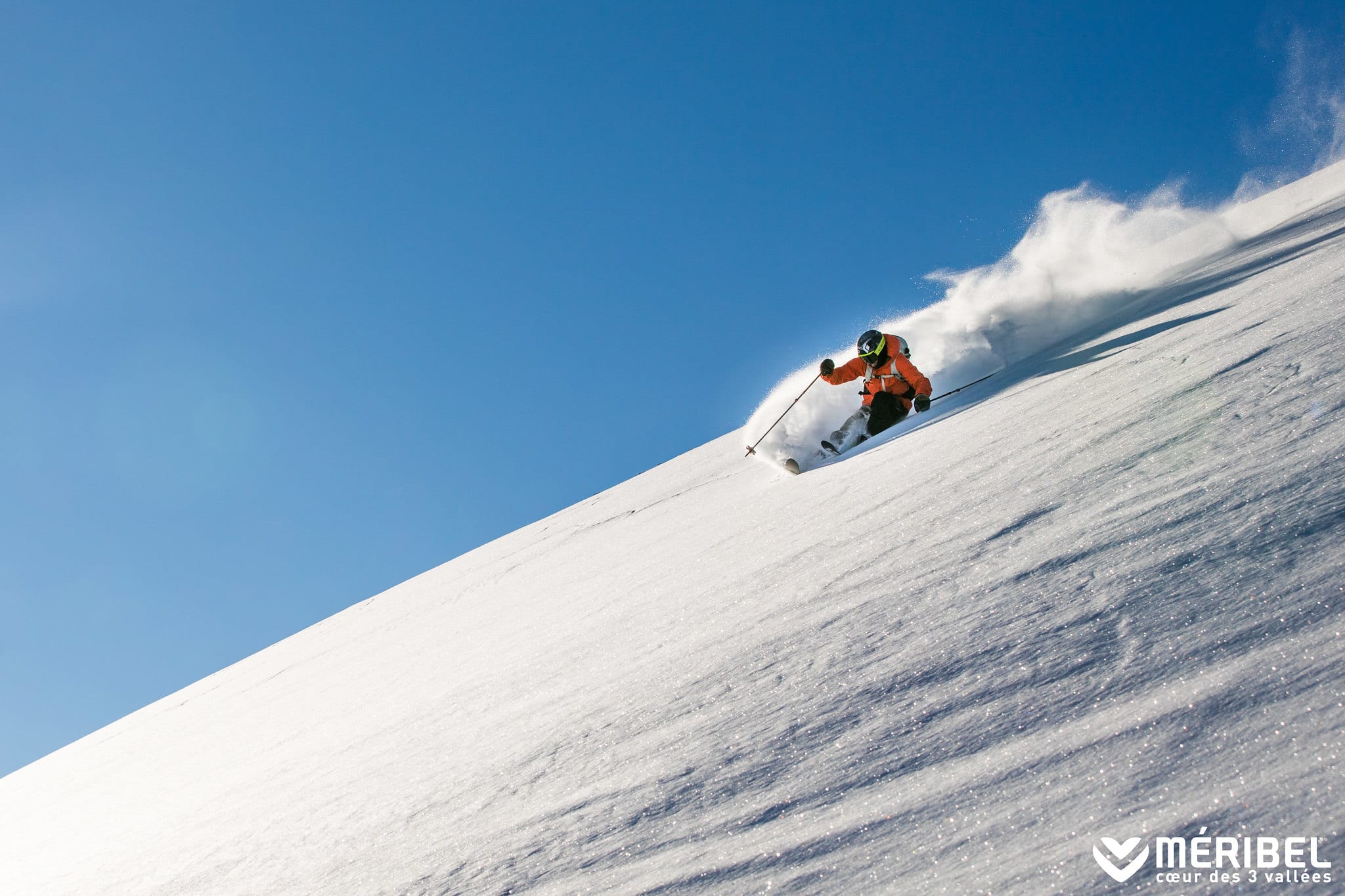 Ski en poudre à Méribel depuis votre chalet de ski de luxe
