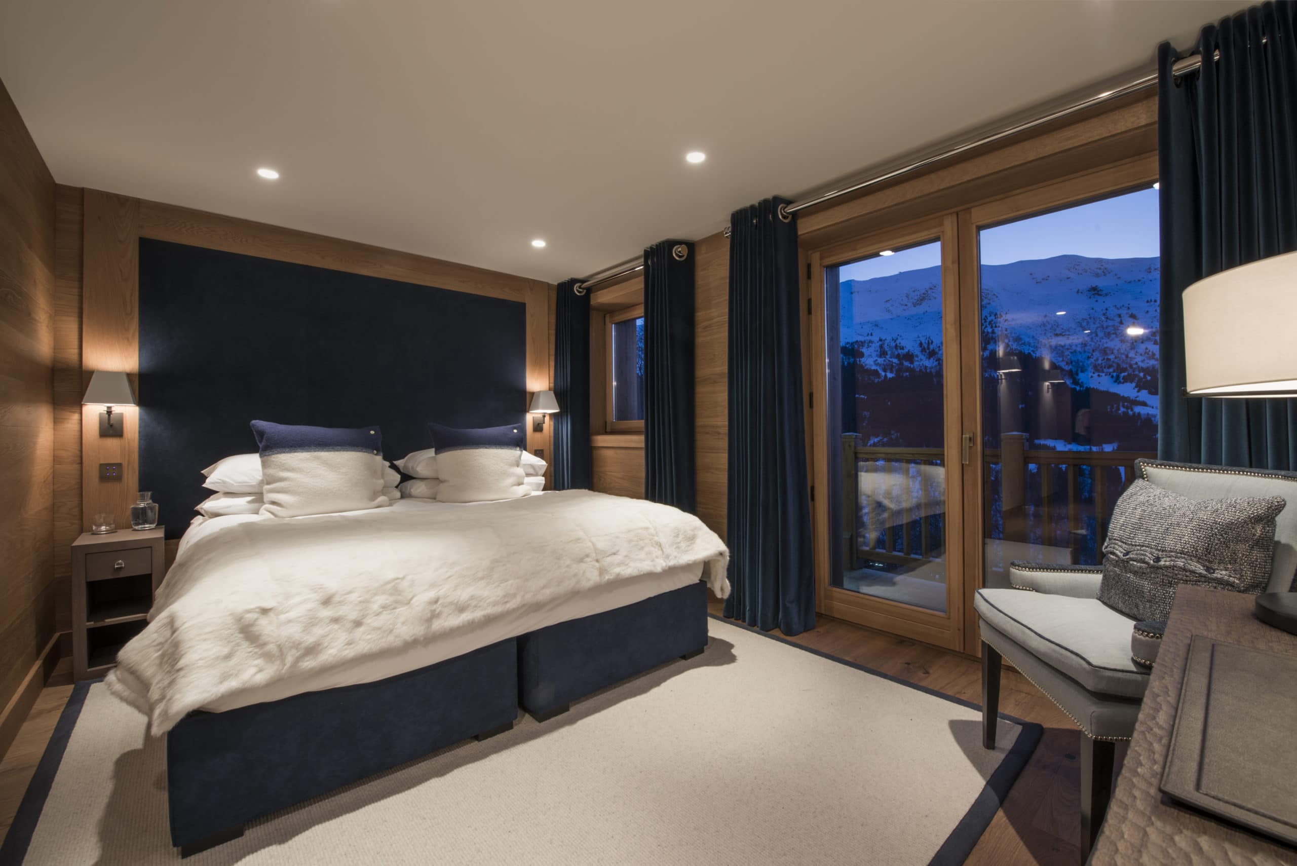 13. Bedroom 3 Chalet Le Grenier Luxury Ski Chalet Meribel