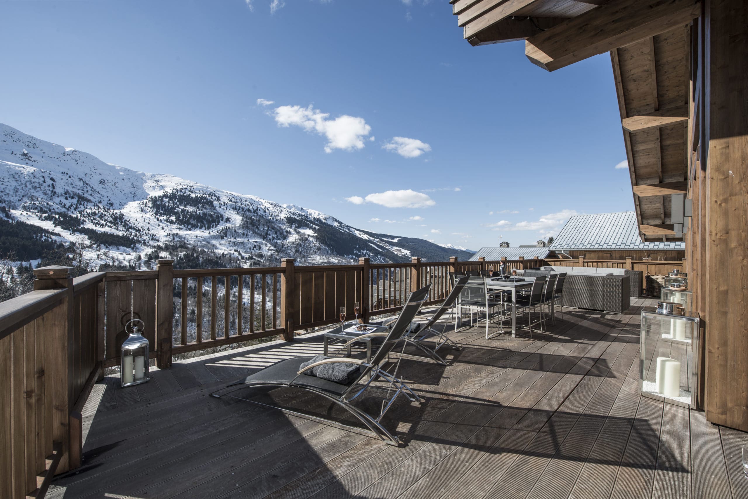28. View Terrace a Chalet Le Grenier Luxury Ski Chalet Meribel