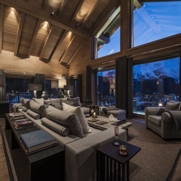 4. Living Area Chalet Le Grenier Luxury Ski Chalet Meribel