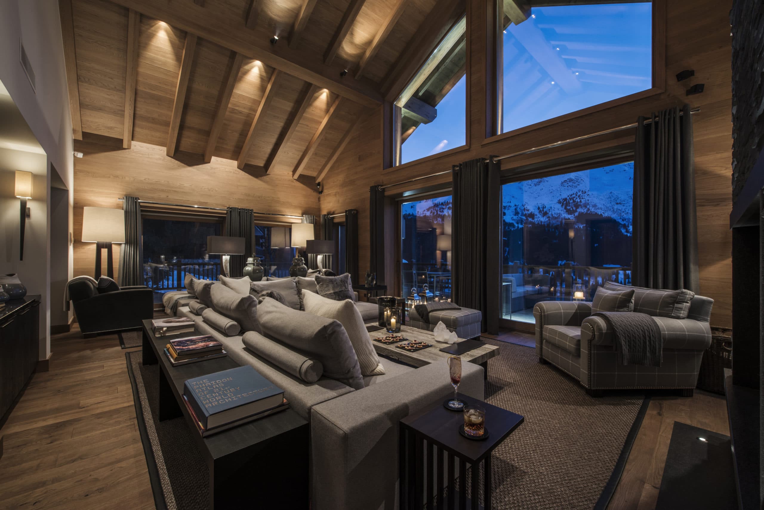 4. Living Area Chalet Le Grenier Luxury Ski Chalet Meribel