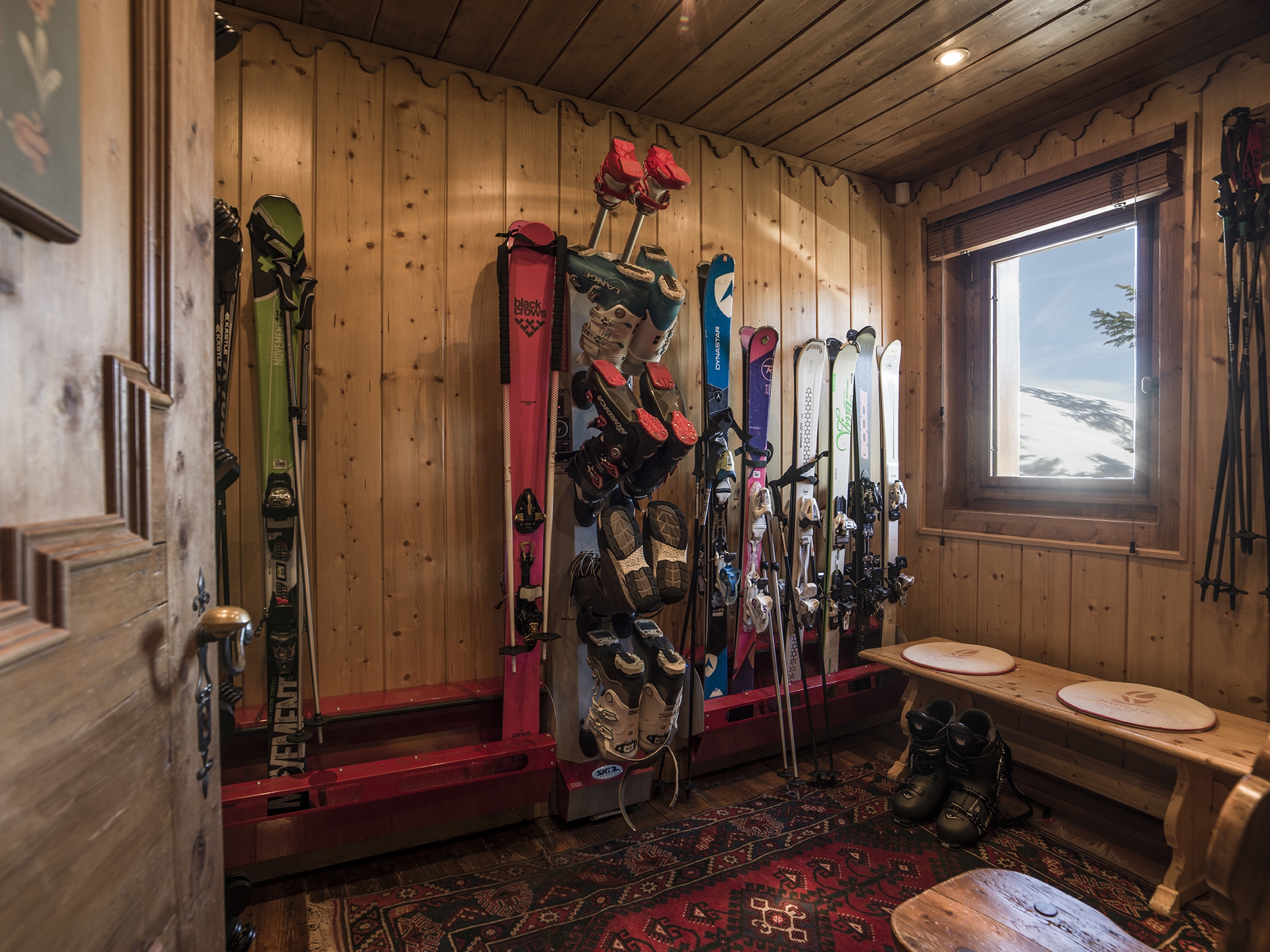 Luxury Ski Chalet Margaux Courchevel Boot room