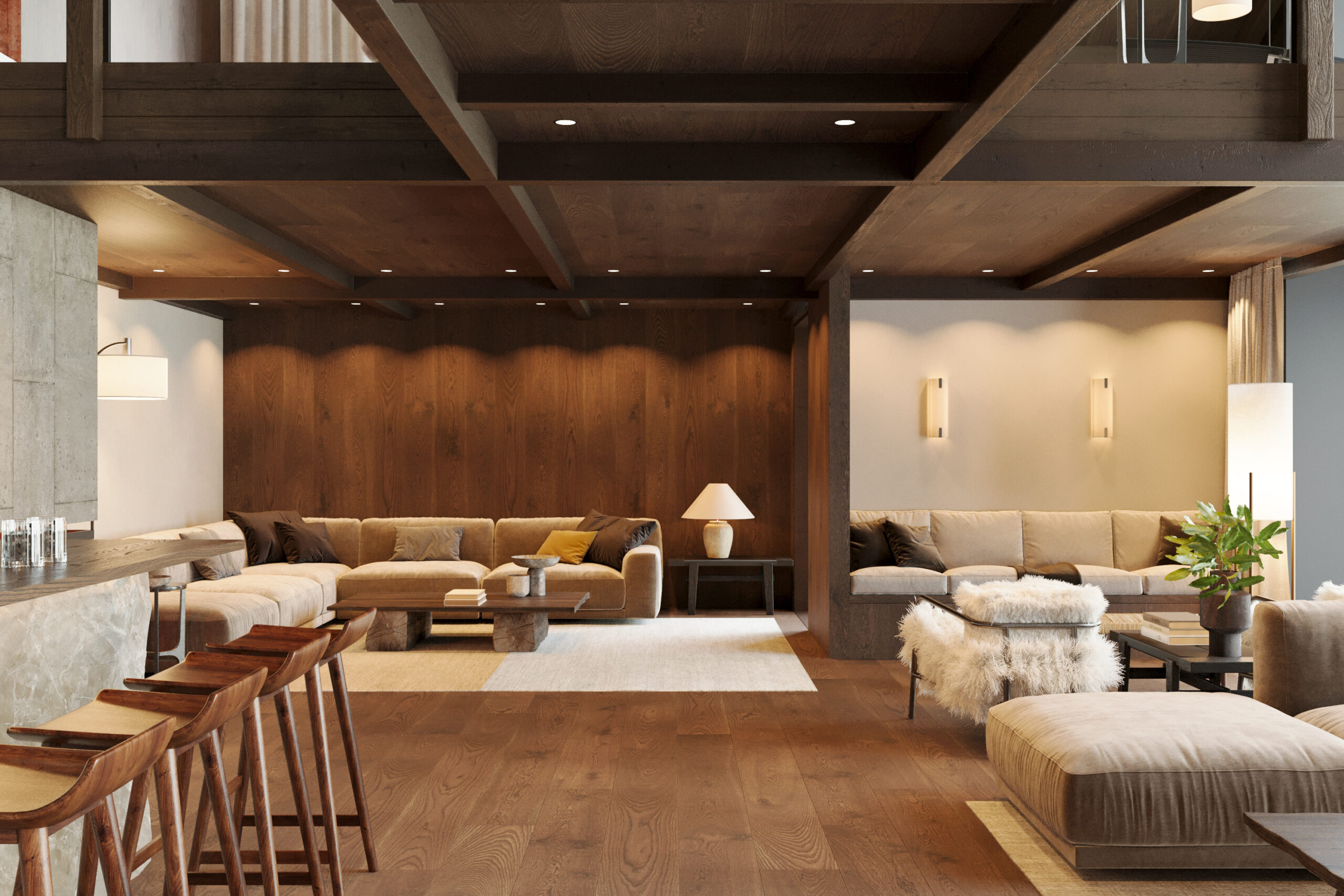 Chalet Montclair Living room (1)
