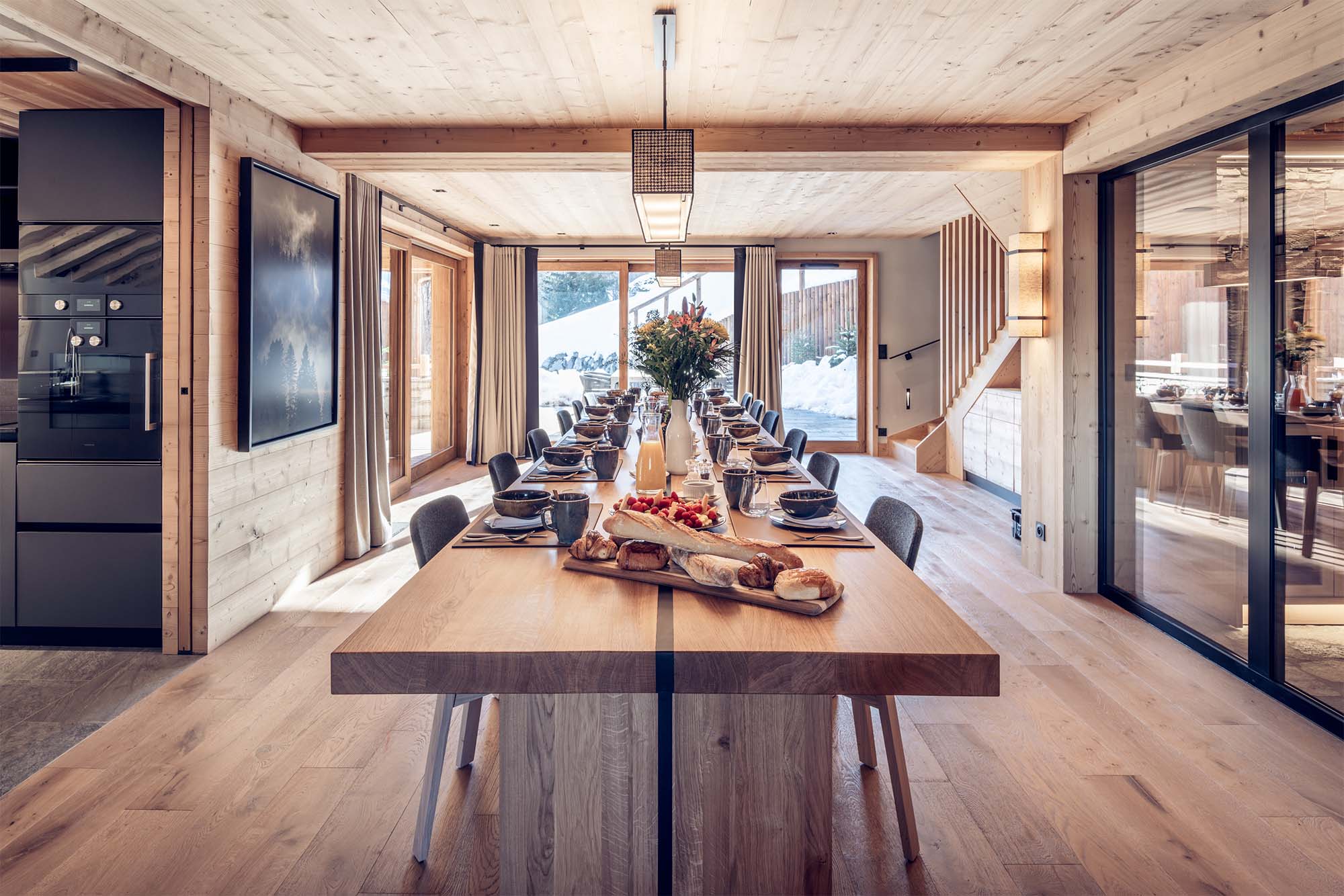 Chalet de lujo Harmony Meribel: comedor 1