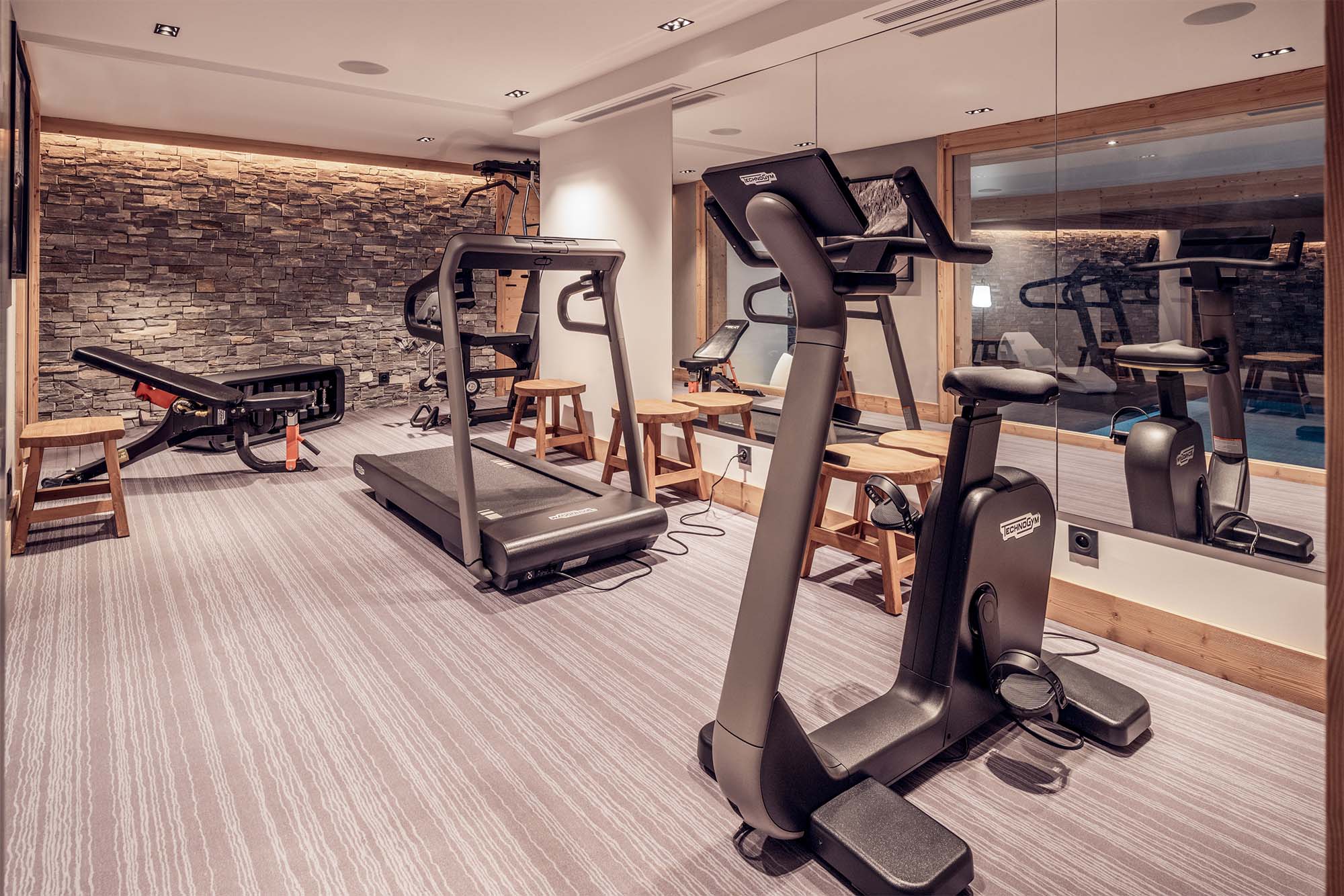 Gimnasio del Chalet de Lujo Harmony Méribel