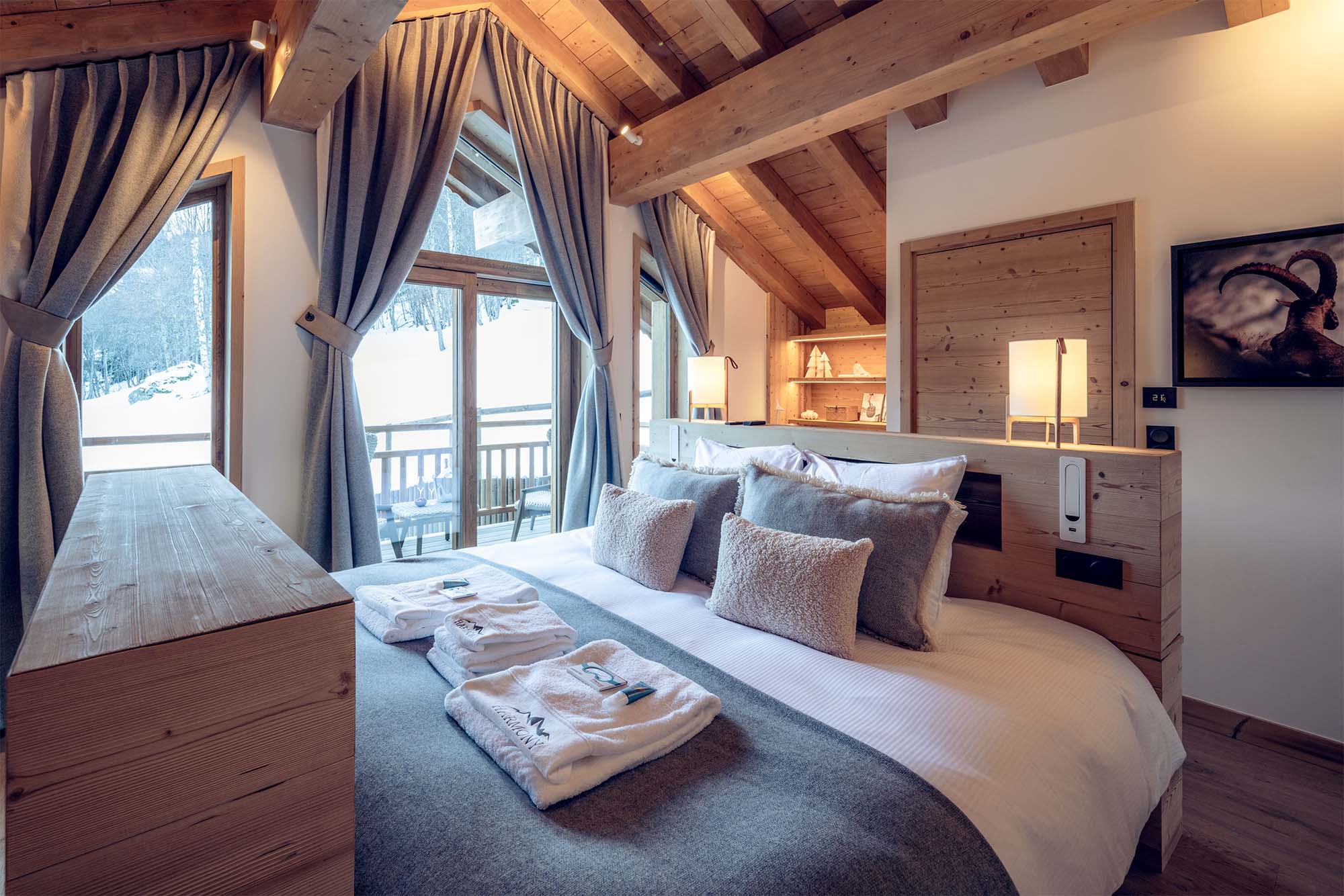 Chalet de lujo Harmony Meribel: dormitorio principal 1