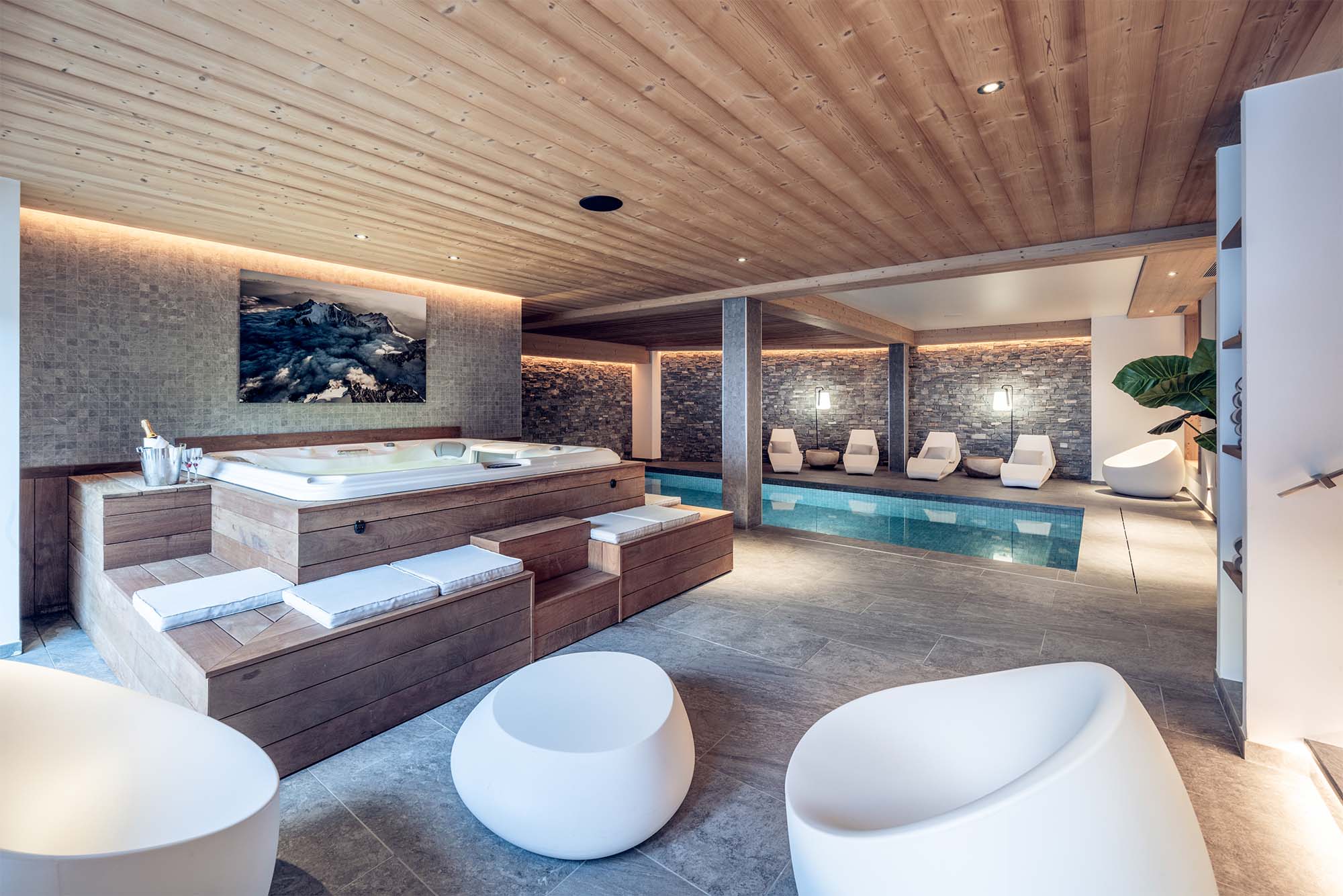 Chalet de Lujo Harmony Méribel piscina 2
