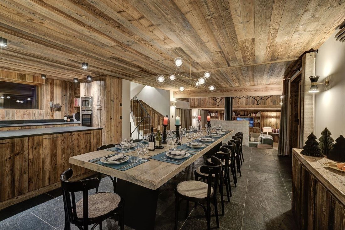 Luxury Chalet Bergeronnette Meribel Dining Room A