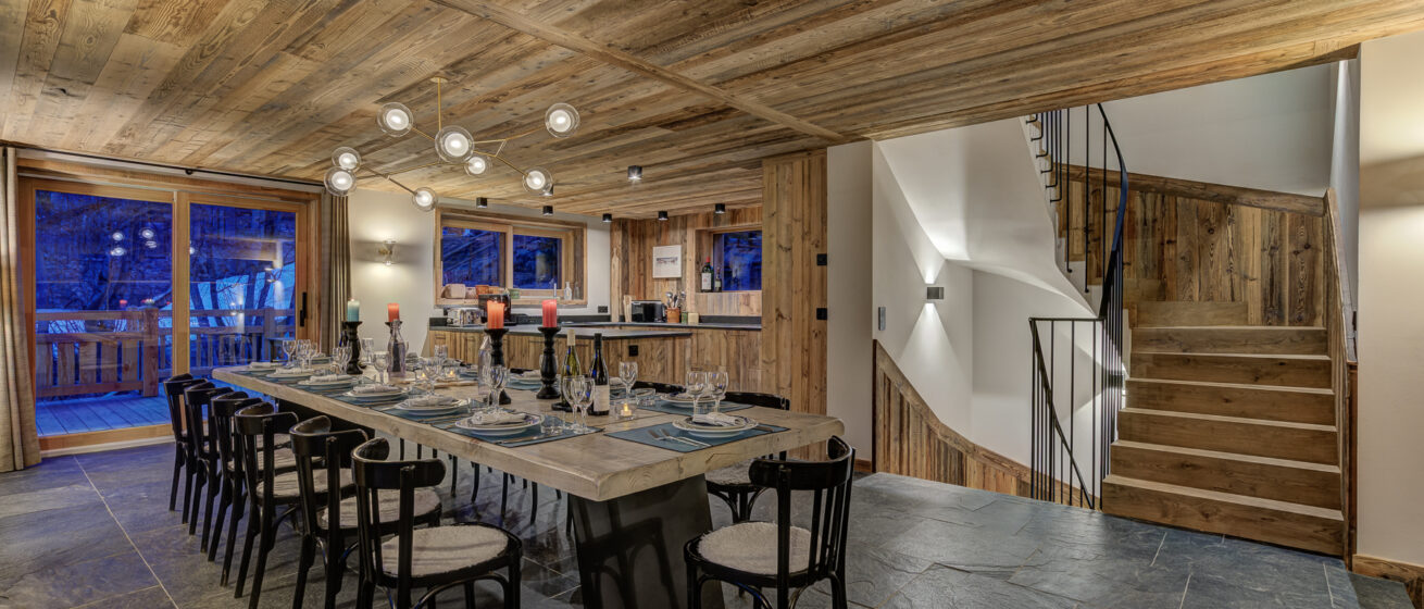 Luxury Chalet Bergeronnette Meribel Dining Room D