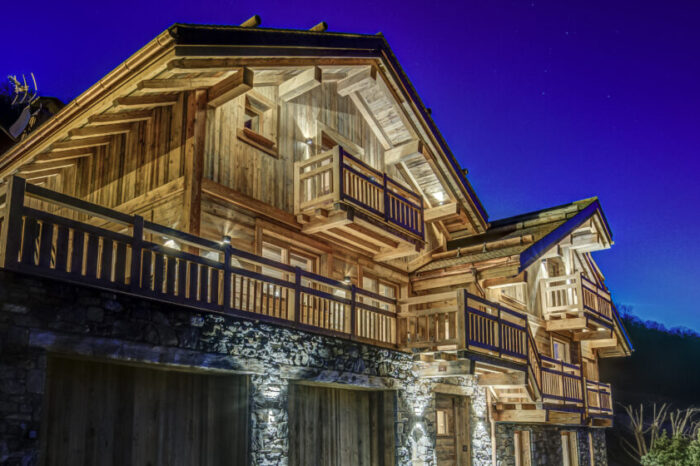 Luxury Chalet Bergeronnette Meribel Outdoor View