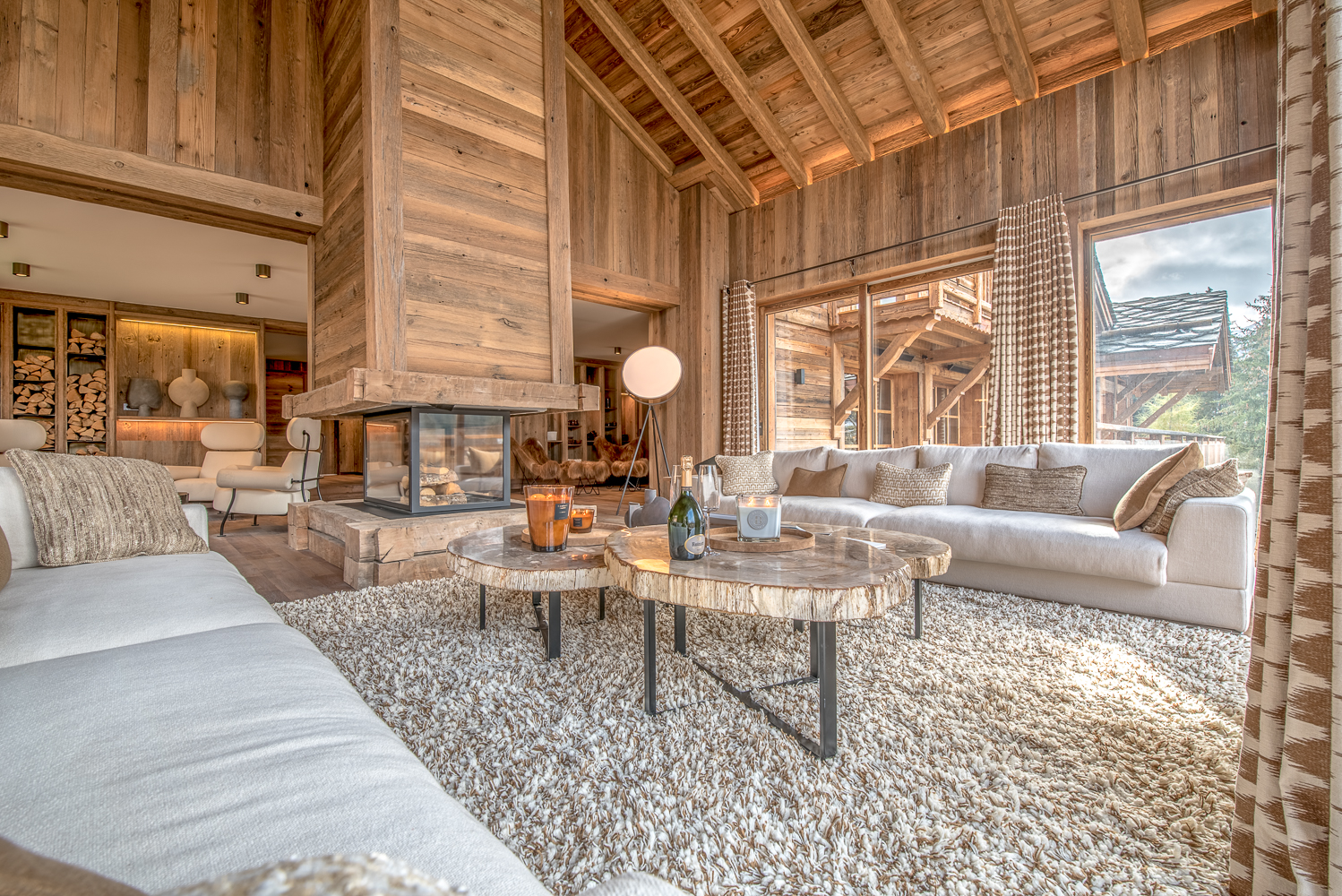 Luxury Chalet Himalaya Meribel Exterir terrace