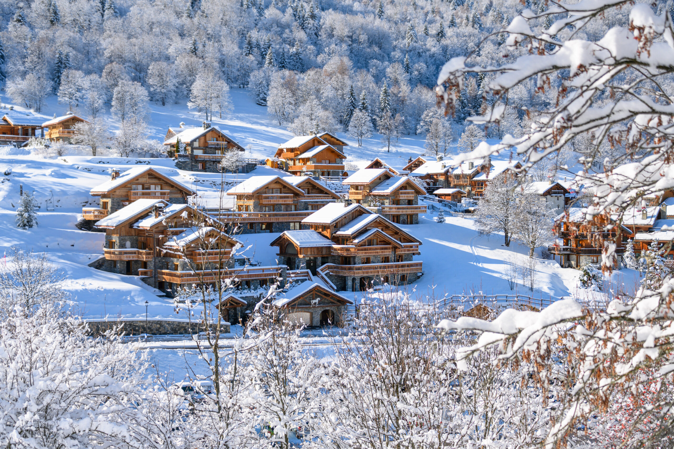 Luxury Ski Chalet Cheval Blanc Meribel Exterior View
