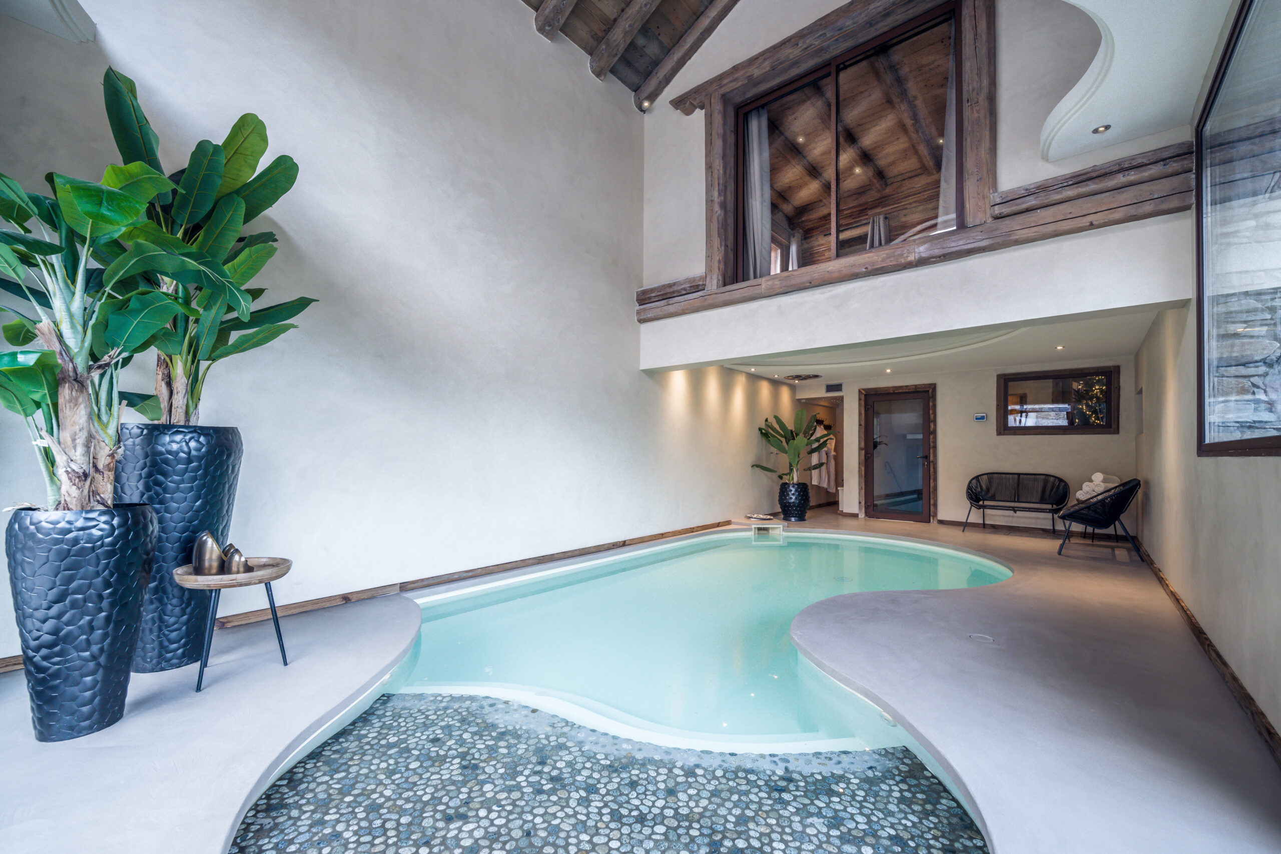 Luxury Ski Chalet Cheval Blanc Meribel Indoor Pool A