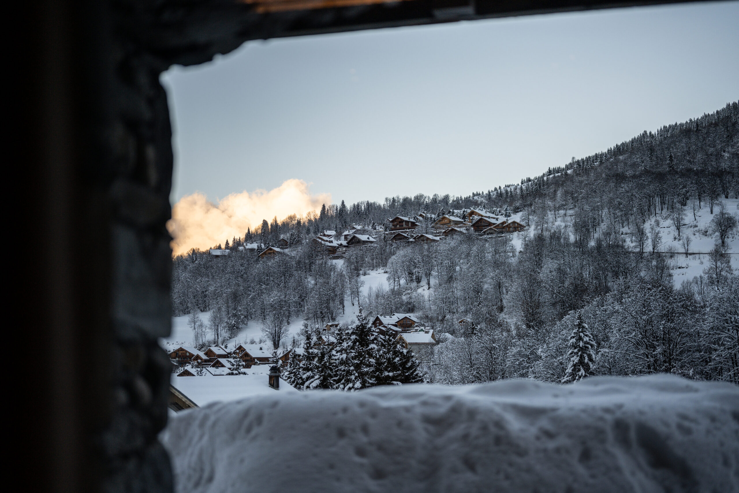 Luxury Ski Chalet Cheval Blanc Meribel View