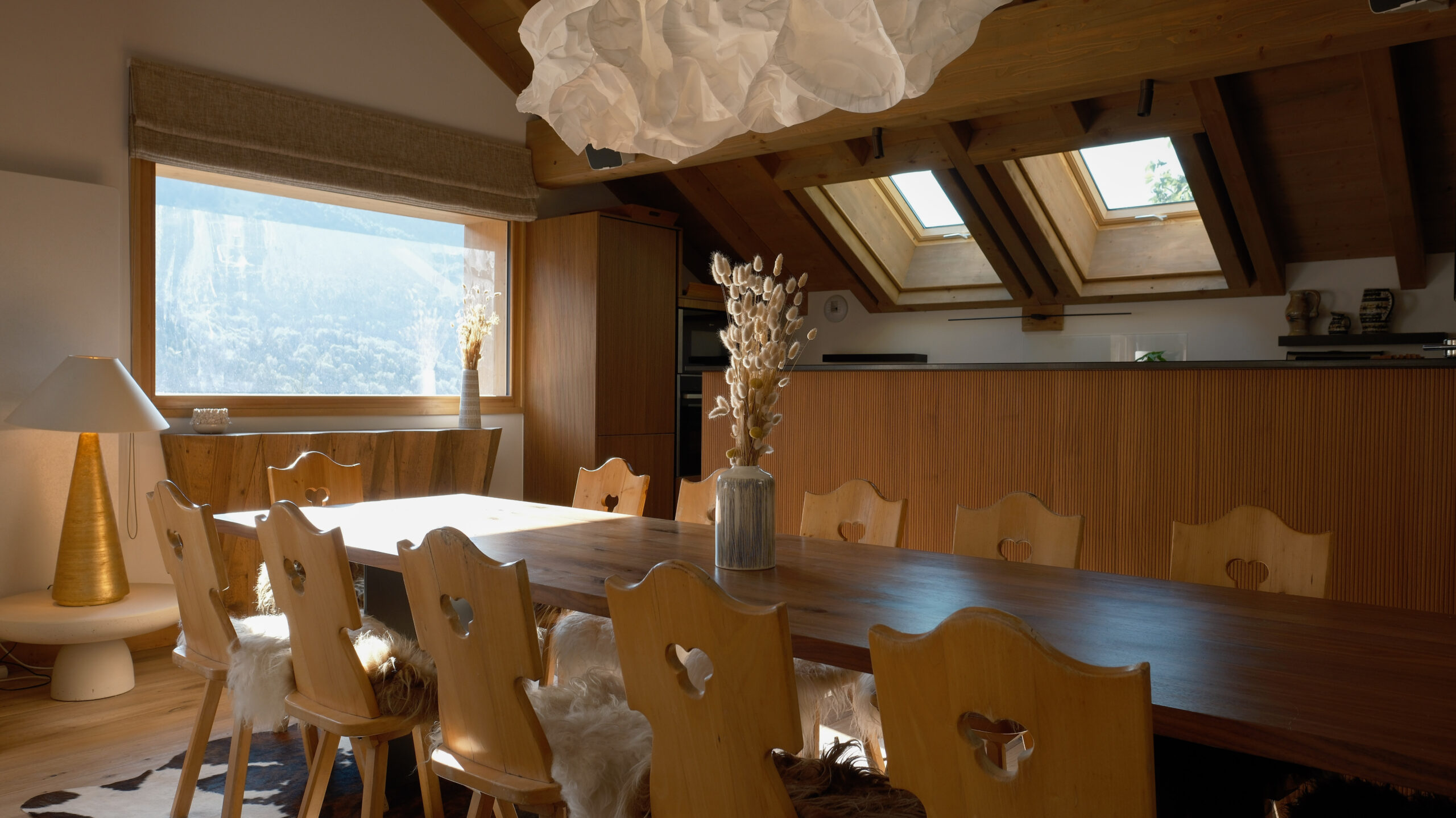 Luxury Ski Chalet Etoile Des Neige Meribel Dining Room C