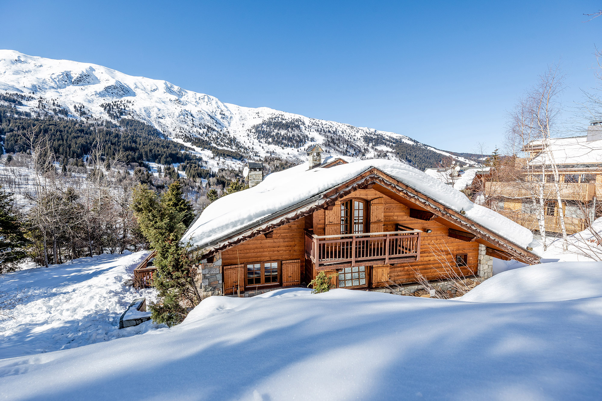 Luxury Ski Chalet La Varappe Meribel Exterior 11
